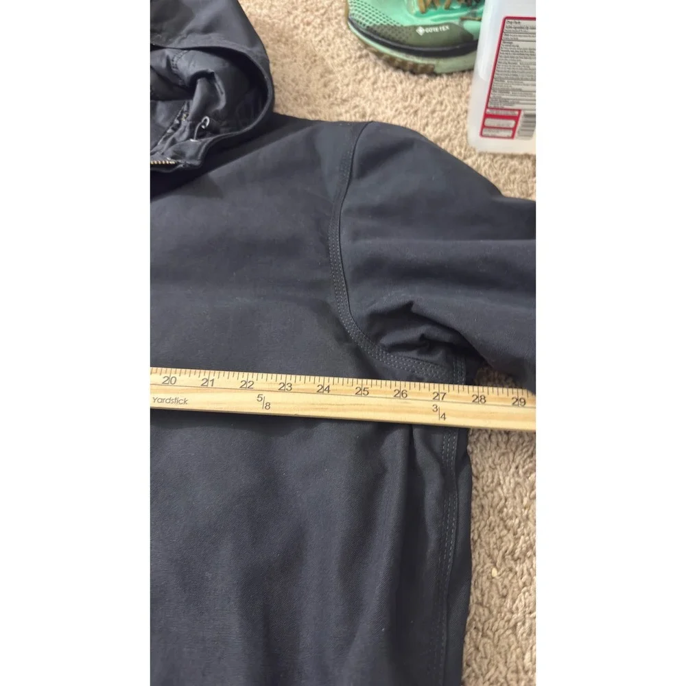 Carhartt Quick Duck Jefferson Active Jacket Mens XL Black‎ Hooded 101493 001